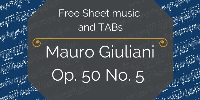 Featured image for “Giuliani, Mauro – Op. 50 No. 05”